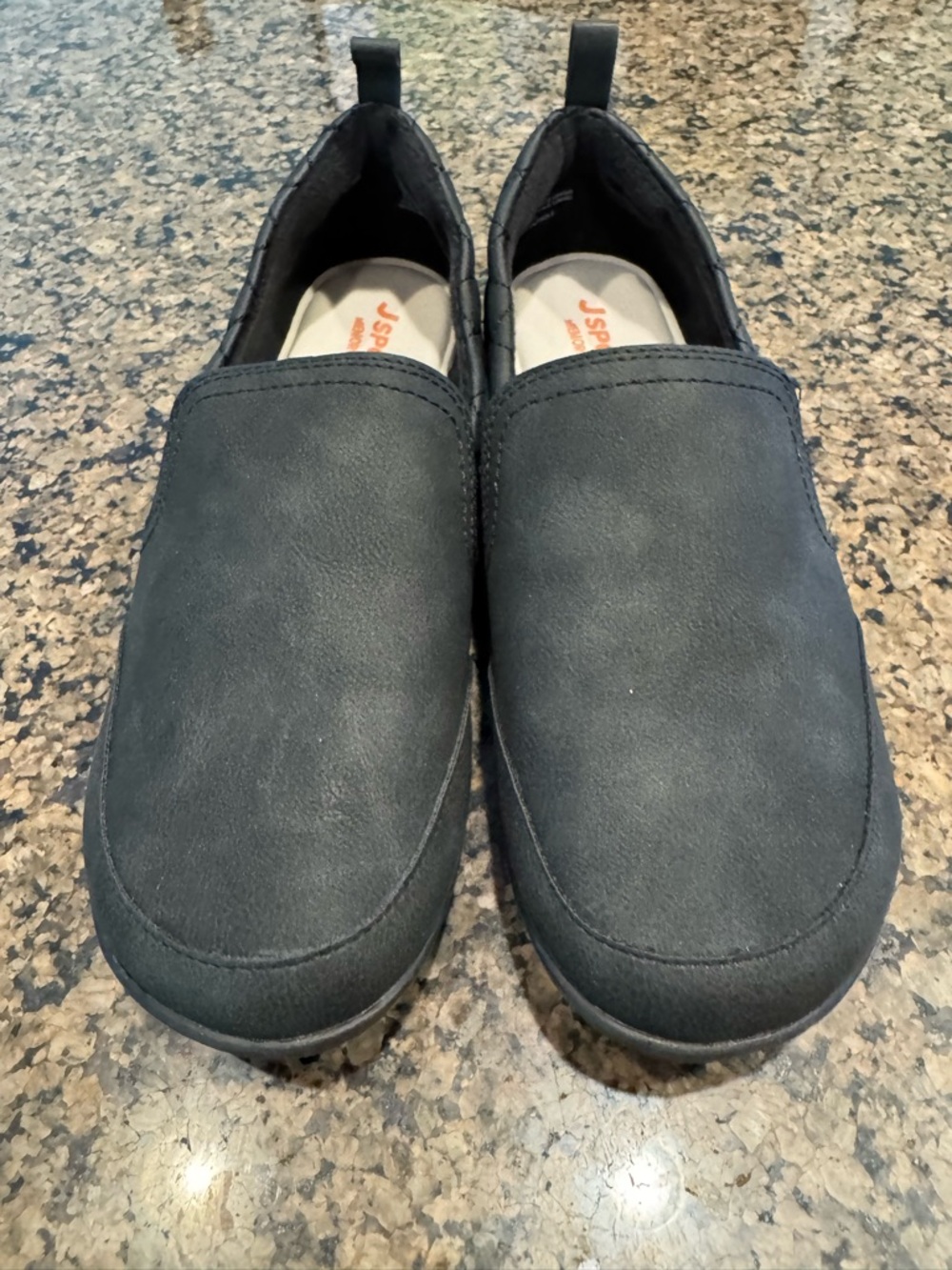 JSport Black Flats Size 7